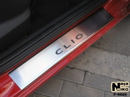 Накладки на пороги Renault CLIO III 5D (2005)
